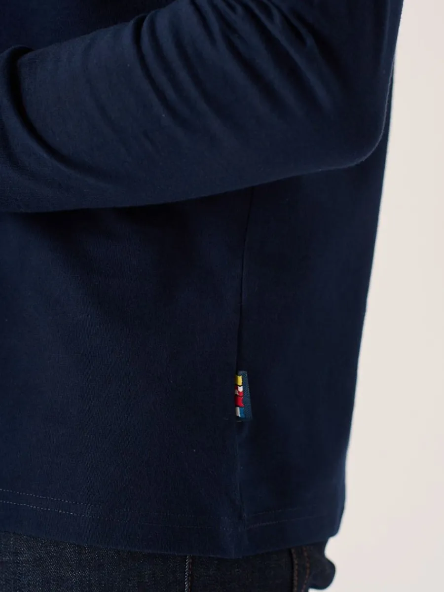 navy_long_sleeve_xseries__8.webp Quba & Co Navy Long Sleeve X-Series T-Shirt - Louiston Online