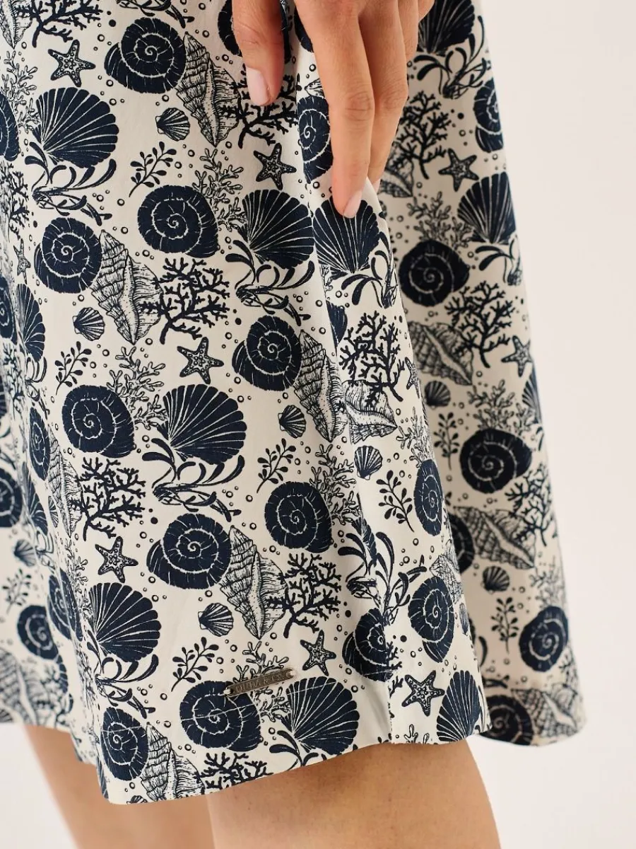 navy_nautical_print_sleev_11.webp Quba & Co Navy Nautical Print Sleeveless Midi Dress - Tabitha Clearance