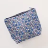 Quba & Co Navy Nautical Print Wash Bag - Tolly Clearance