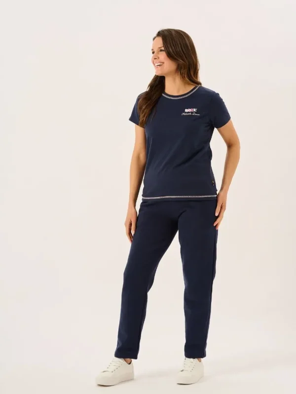 Quba & Co Navy Quba And Co X-Series Ladies Short Sleeve T-Shirt - Tenor Outlet