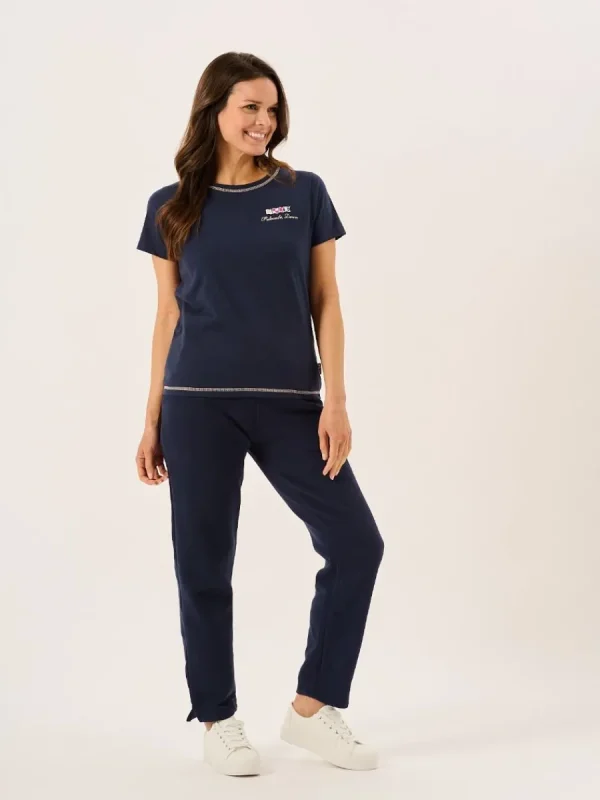 Quba & Co Navy Quba And Co X-Series Ladies Short Sleeve T-Shirt - Tenor Outlet