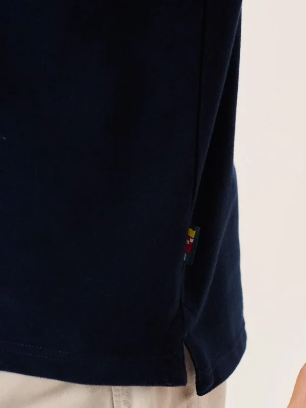 Quba & Co Navy Red And Grey X-Series Colour Block Polo - Wheldon Discount