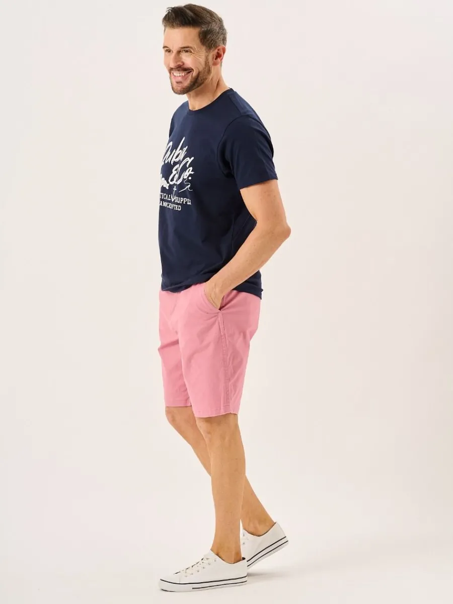 navy_slub_cotton_quba_and_6.webp Quba & Co Navy Slub Cotton Quba And Co Logo Crew Neck T-Shirt - Bodkin Fashion
