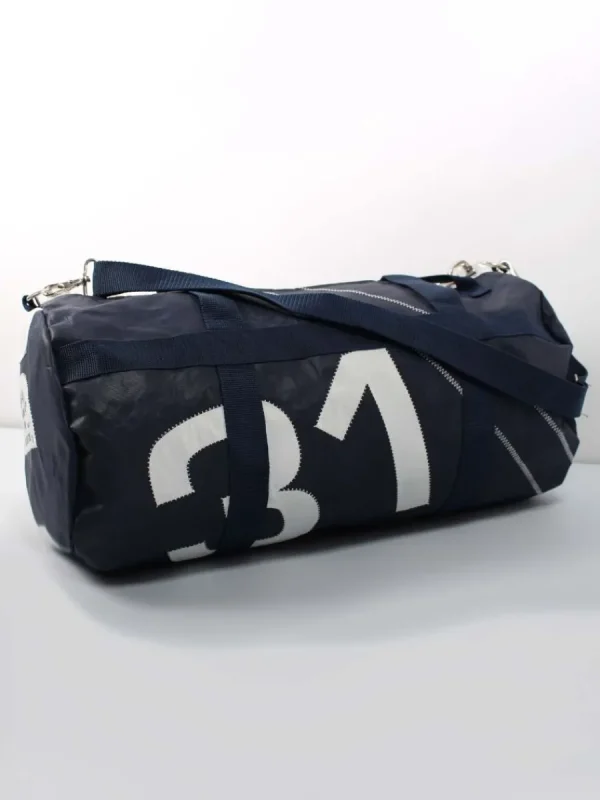 Quba & Co Navy Small Barrel Bag - Heron Outlet