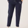 Quba & Co Navy Straight Leg Jog Pants - Lunar Best