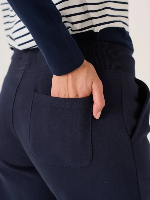 Quba & Co Navy Straight Leg Jog Pants - Lunar Best