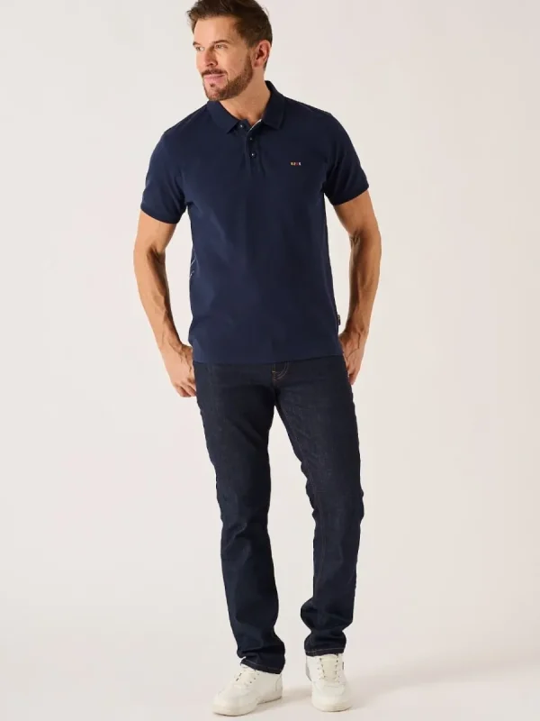 Quba & Co Navy X-Series Quba Sails Polo Shirt - Perri New