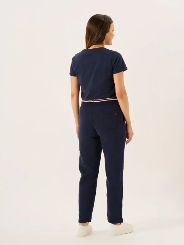 Quba & Co Navy X-Series Tipped Waistband Jersey Joggers - Jinny New