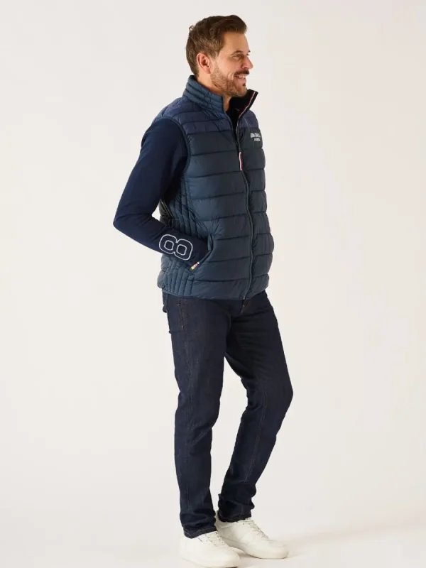 Quba & Co Navy X-Series Ultra Light Showerproof Packable Thermal Padded Gilet - Upton Sale