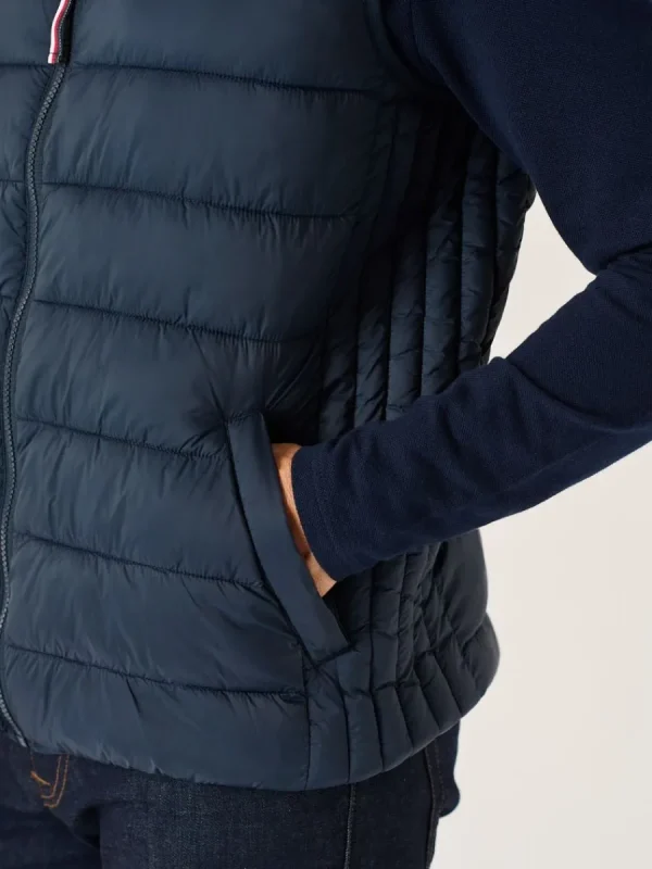Quba & Co Navy X-Series Ultra Light Showerproof Packable Thermal Padded Gilet - Upton Sale