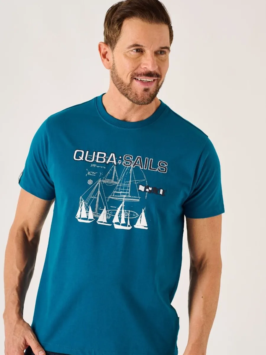 ocean_blue_xseries_nautic_0.webp Quba & Co Ocean Blue X-Series Nautical Graphic T-Shirt - Monton Best