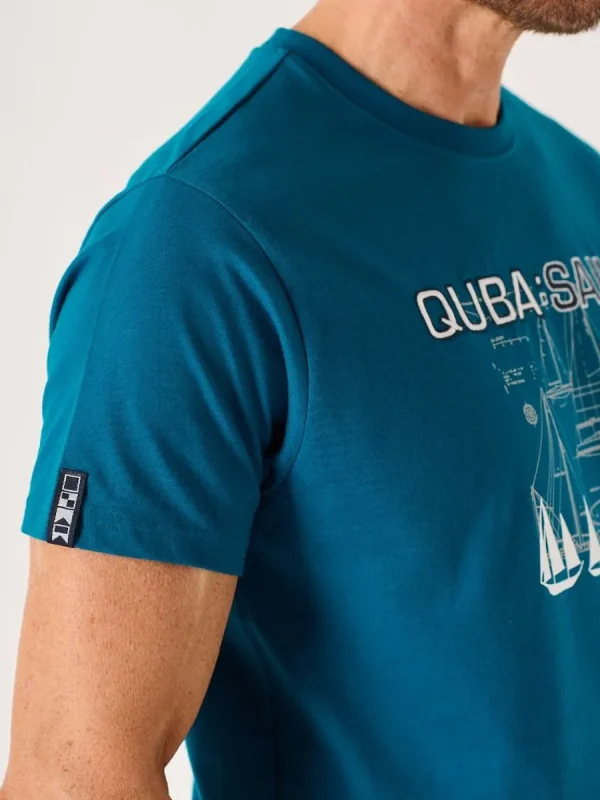 Quba & Co Ocean Blue X-Series Nautical Graphic T-Shirt - Monton Best