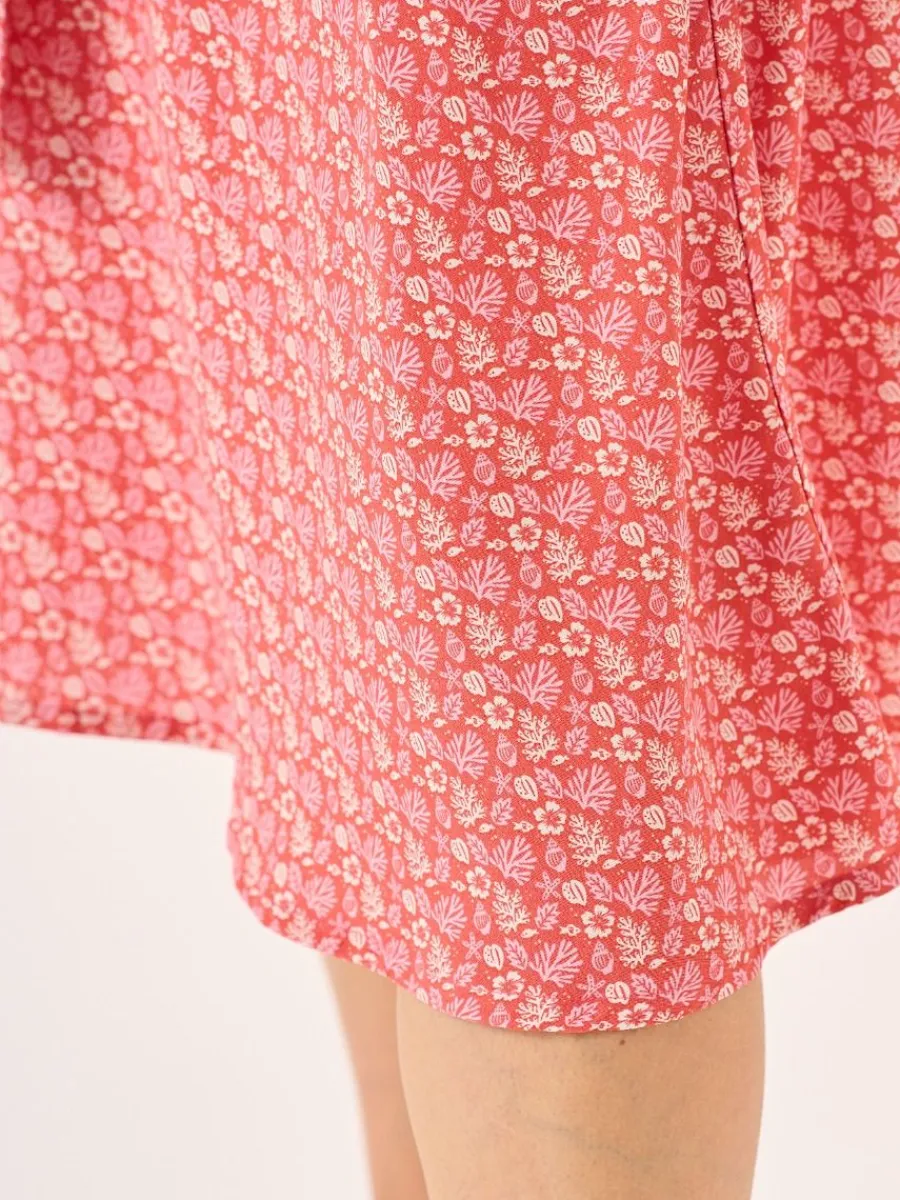 red_amp_white_nautical_pr_11.webp Quba & Co Red & White Nautical Print Fit And Flare Dress - Norah Discount