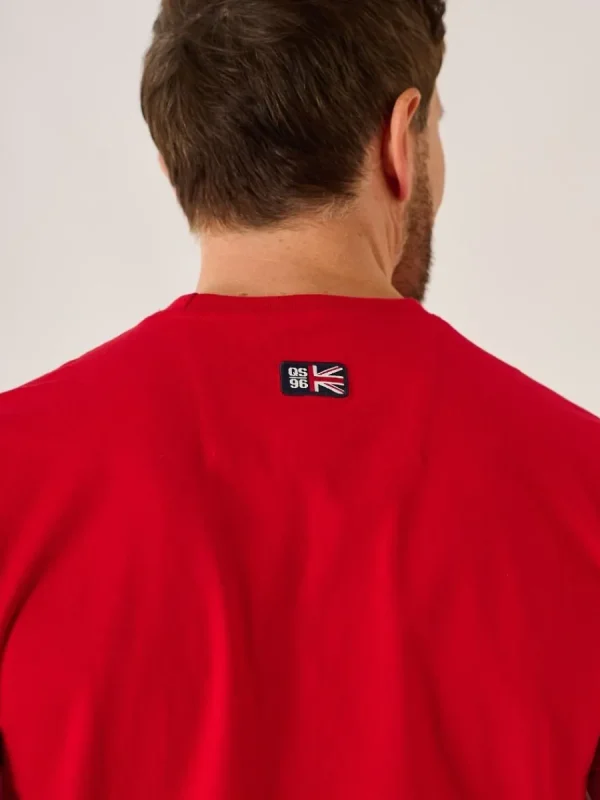 Quba & Co Red X-Series Nautical Graphic T-Shirt - Molter Clearance