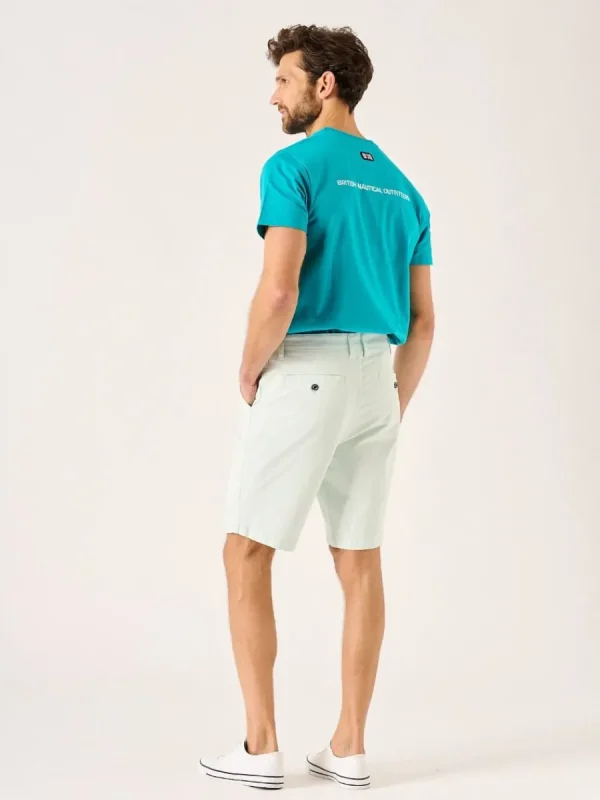 Quba & Co Sanford Chino Shorts Cool Mint Green Best