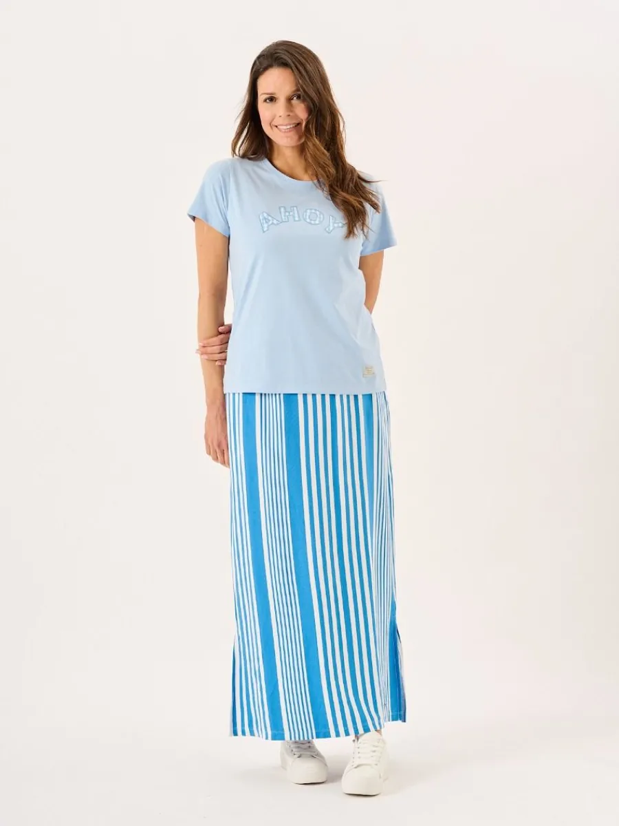 soft_blue_ahoy_gingham_ap_4.webp Quba & Co Soft Blue Ahoy Gingham Applique T-Shirt - Amie Fashion