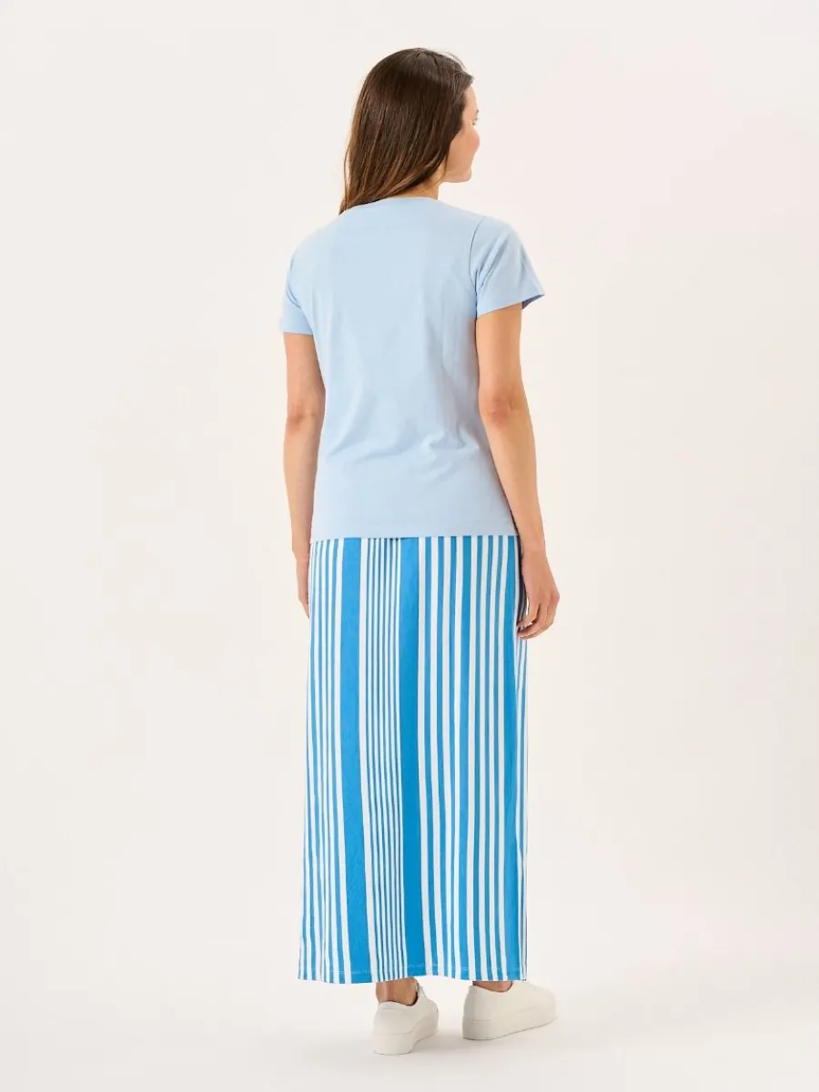 soft_blue_ahoy_gingham_ap_7.webp Quba & Co Soft Blue Ahoy Gingham Applique T-Shirt - Amie Fashion