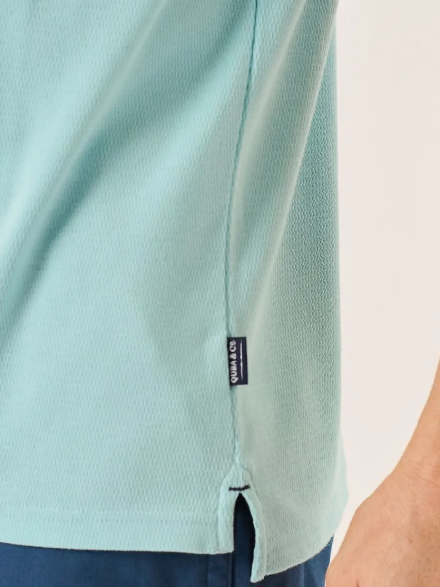 splash_blue_lifestyle_clo_8.webp Quba & Co Splash Blue Lifestyle Closed Mesh Polo Shirt - Presston New