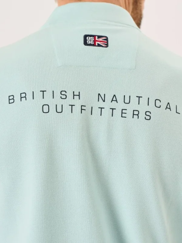 Quba & Co Spray Blue Quba Sails X-Series Polo Shirt - Masters Sale