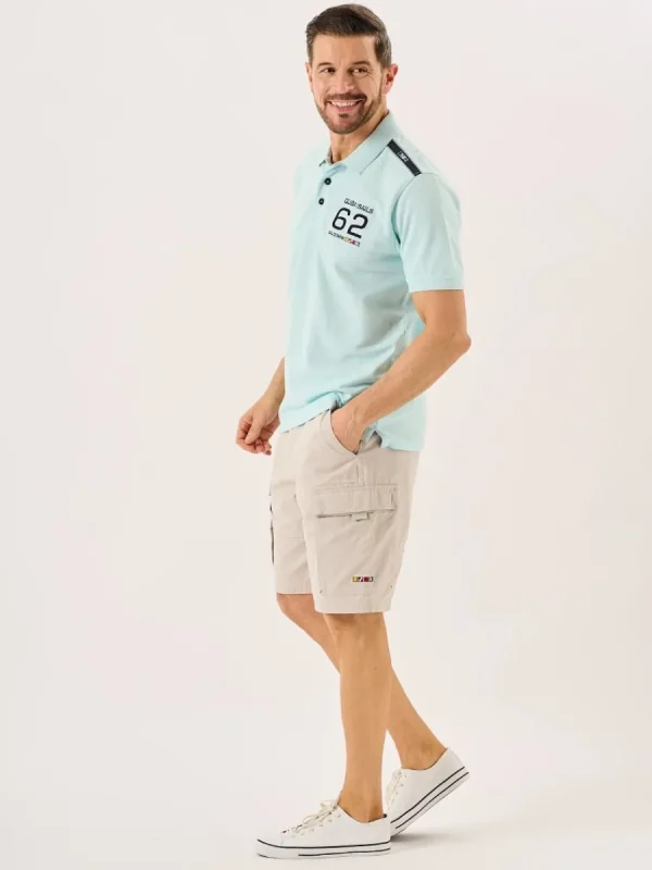Quba & Co Spray Blue Quba Sails X-Series Polo Shirt - Masters Sale