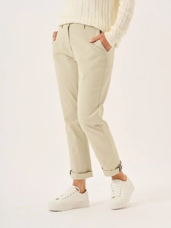 Quba & Co Stone Chino Trousers - Carlyne Hot