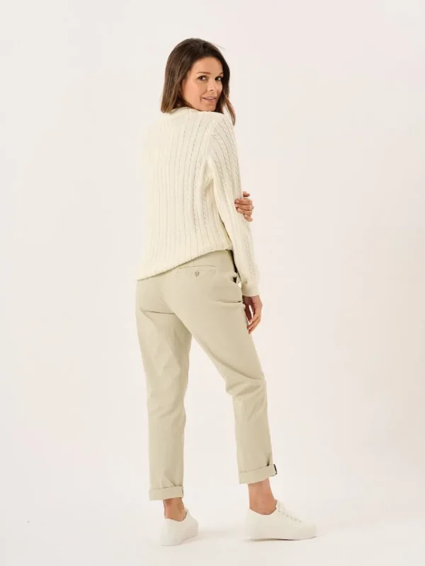 Quba & Co Stone Chino Trousers - Carlyne Hot