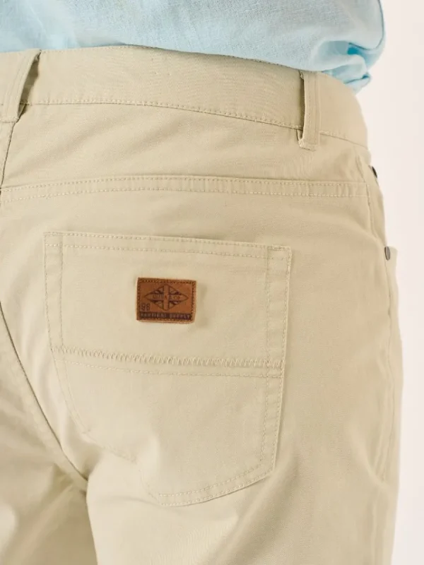 Quba & Co Stone Lifestyle Chino Trousers - Versu Sale