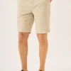Quba & Co Stone Stretch Chino Shorts - Sandor Outlet