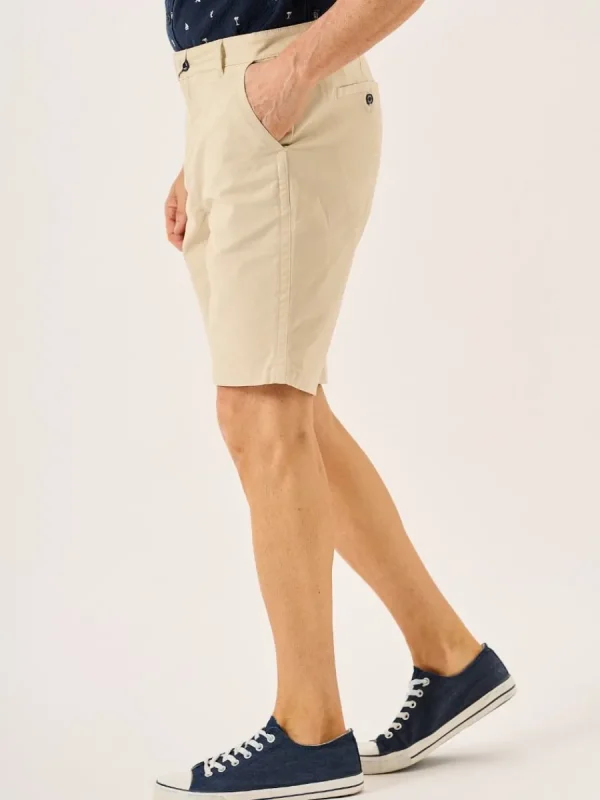Quba & Co Stone Stretch Chino Shorts - Sandor Outlet