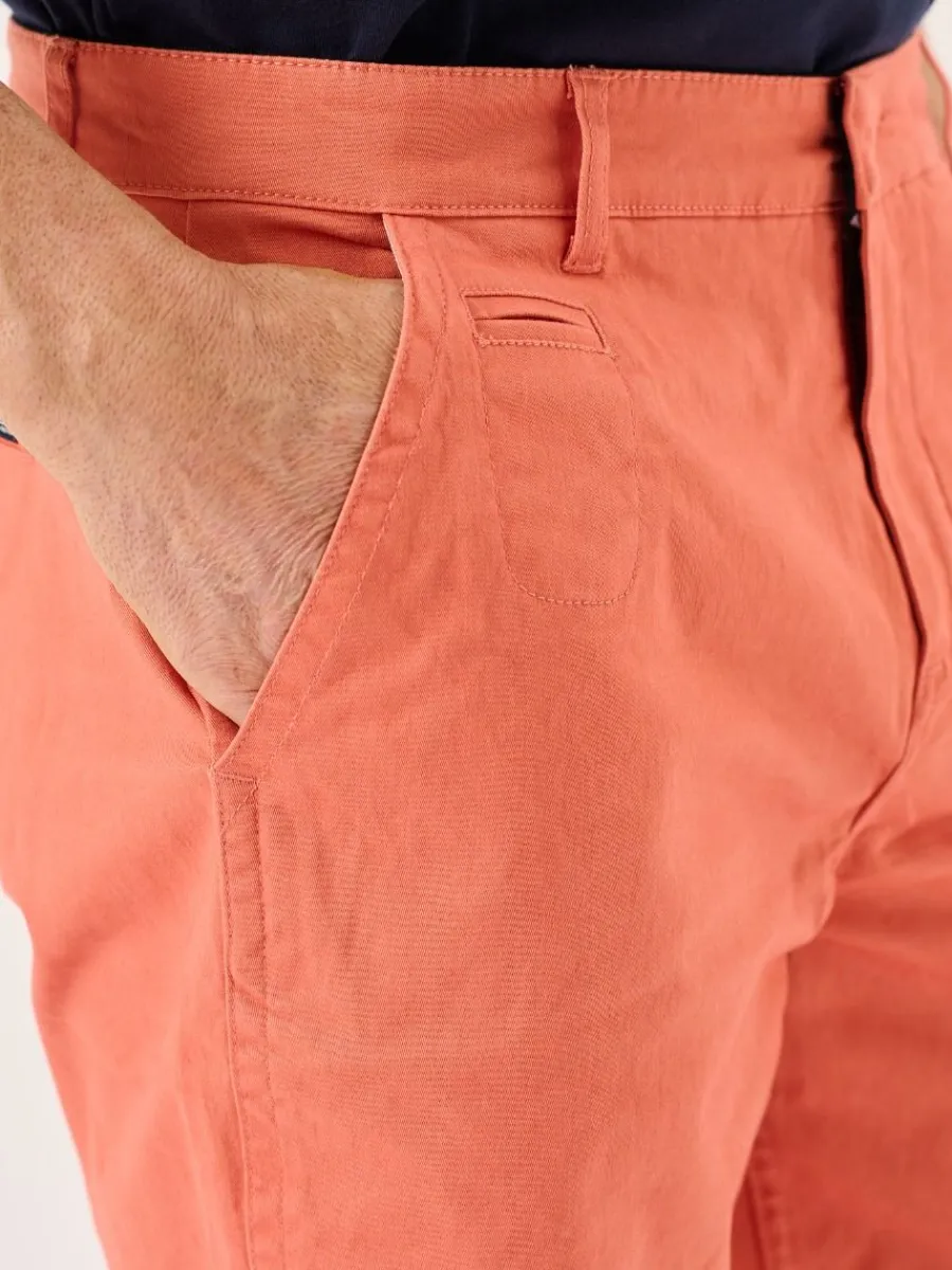 terracotta_stretch_chino__1.webp Quba & Co Terracotta Stretch Chino Shorts - Sandor Sale