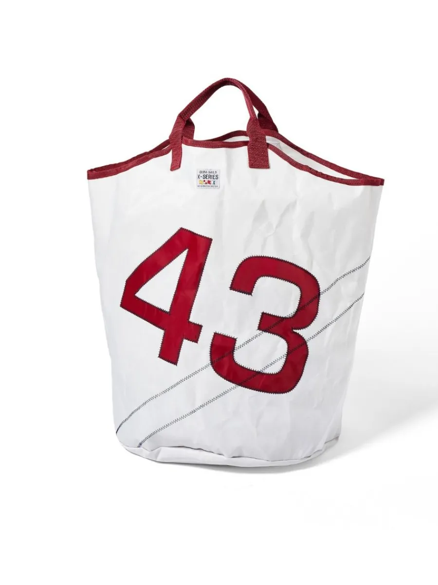 white_and_red_laundry_bag_0.webp Quba & Co White And Red Laundry Bag - Maren Sale
