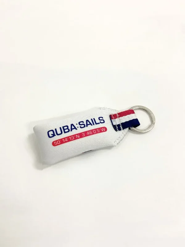 Quba & Co White Floating Keyring - Finney Best