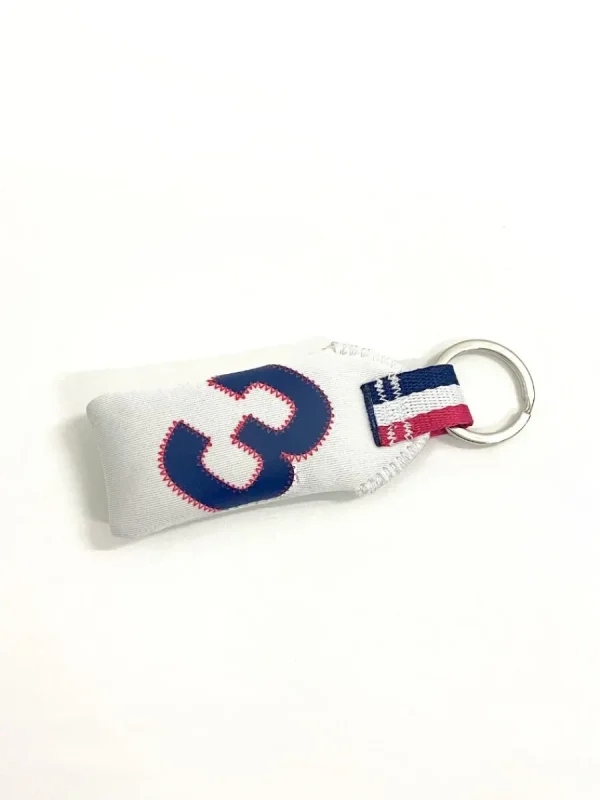 Quba & Co White Floating Keyring - Finney Best