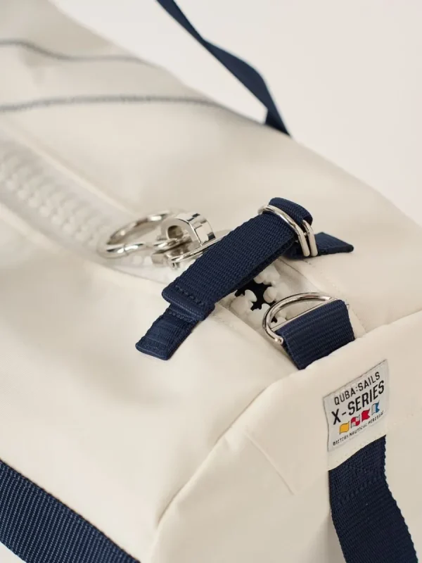 Quba & Co White Large Rudder Bag - Hailing Fashion