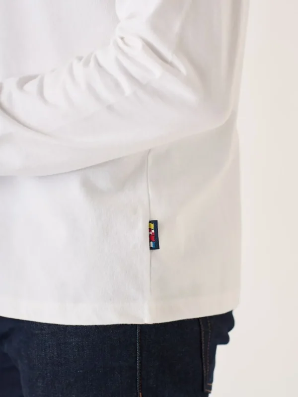 Quba & Co White Long Sleeve X-Series T-Shirt - Louiston Sale