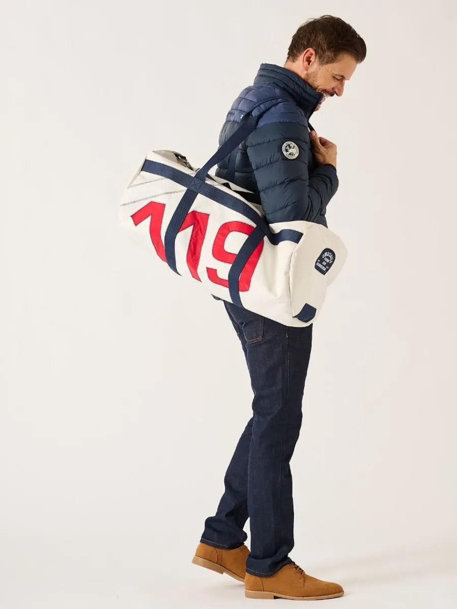 white_medium_barrel_bag___2.webp Quba & Co White Medium Barrel Bag - Shale Fashion