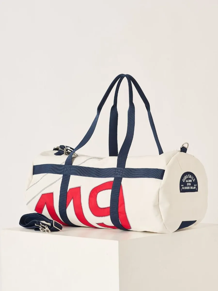 white_medium_barrel_bag___3.webp Quba & Co White Medium Barrel Bag - Shale Fashion