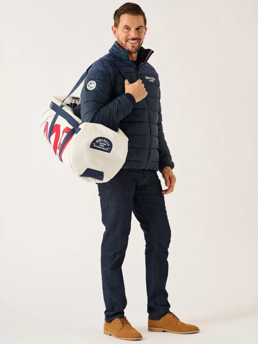 white_medium_barrel_bag___5.webp Quba & Co White Medium Barrel Bag - Shale Fashion