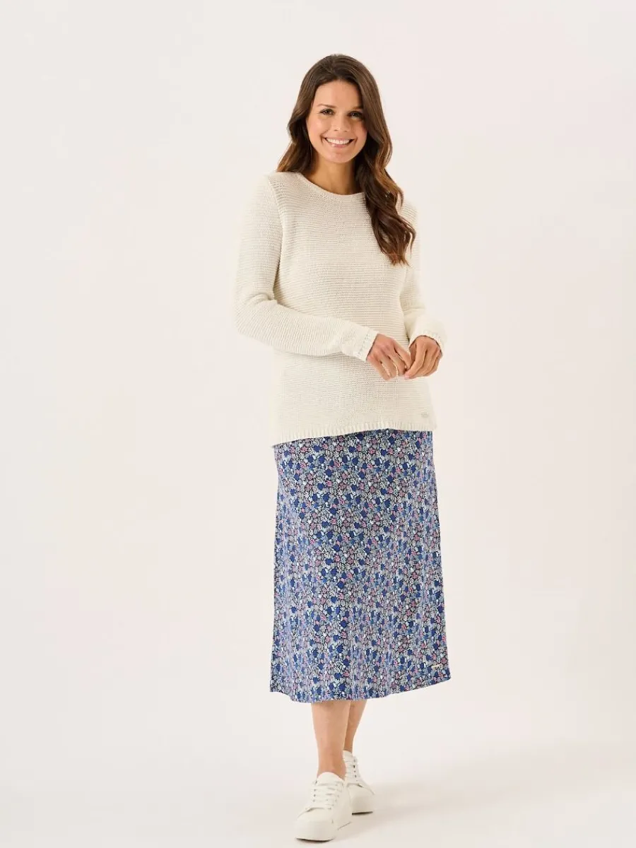 white_pearl_stitch_cotton_4.webp Quba & Co White Pearl Stitch Cotton Knitted Jumper - Skylar Sale