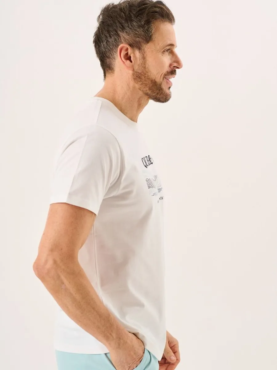 white_quba_and_co_wave_fo_3.webp Quba & Co White Quba And Co Wave Form Logo Lifestyle Graphic T-Shirt - Eden Best