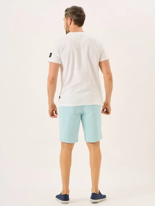 Quba & Co White Quba And Co Wave Form Logo Lifestyle Graphic T-Shirt - Eden Best