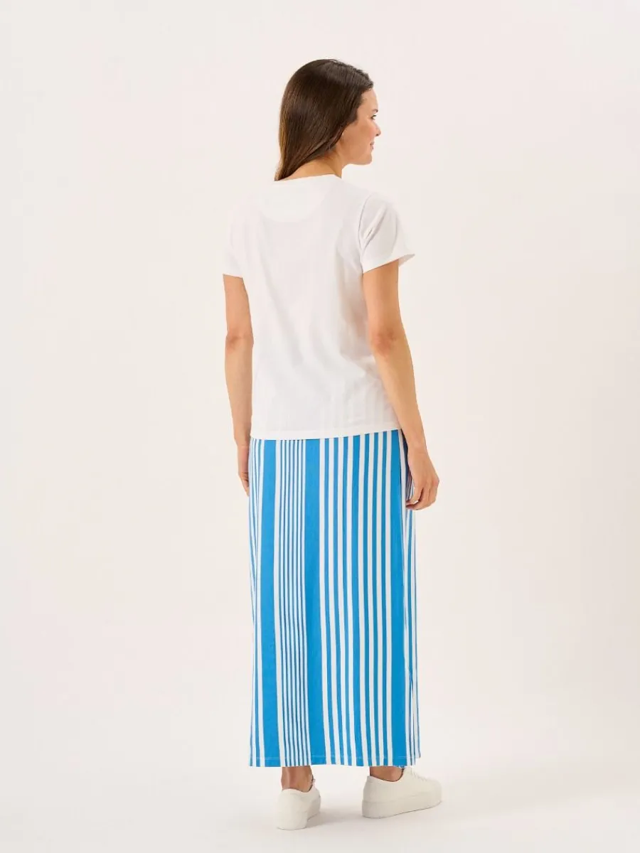 white_quba_boat_print_sho_8.webp Quba & Co White Quba Boat Print Short Sleeve T-Shirt - Melora Best