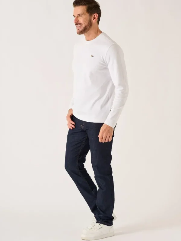 Quba & Co White X-Series Long Sleeved T-Shirt - Niall Fashion