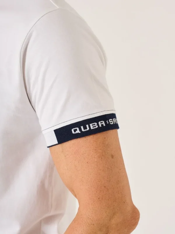 Quba & Co White X-Series Quba Sails Nautical Print T-Shirt - Naylor Clearance
