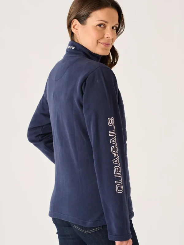 Quba & Co Wilter X-Series Zip Through Fleece in Navy Sale