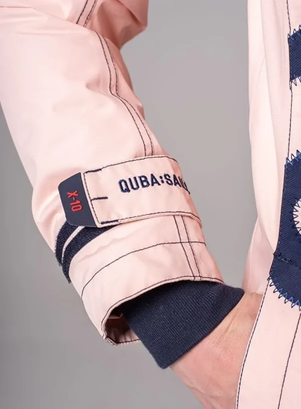 Quba & Co X10 Heritage Women Technical Sailing Jacket in Pink Fashion