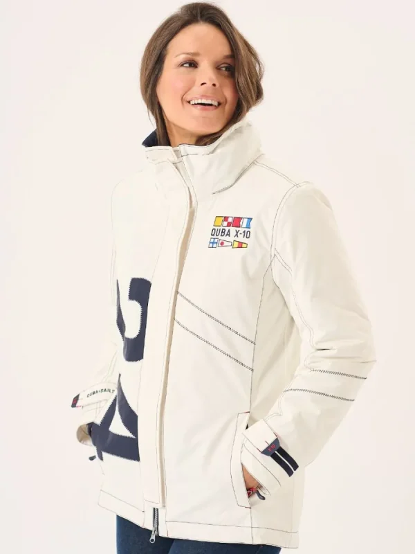 Quba & Co X-10 Ladies Heritage Jacket White New Edition Discount