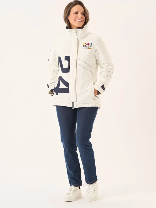 Quba & Co X-10 Ladies Heritage Jacket White New Edition Discount