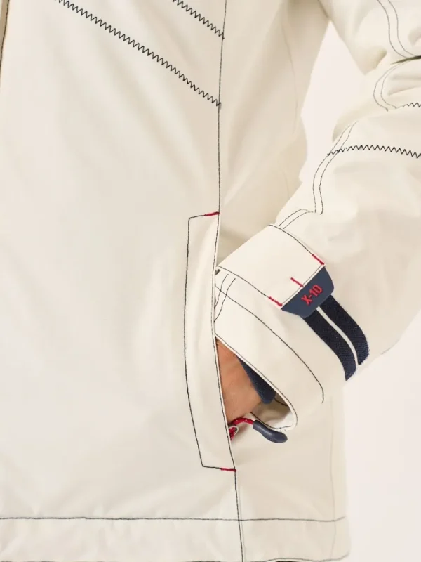Quba & Co X-10 Ladies Heritage Jacket White New Edition Discount