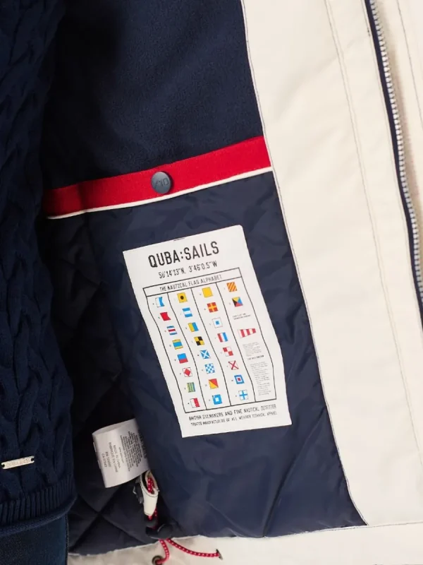 Quba & Co X-10 Ladies Heritage Jacket White New Edition Discount